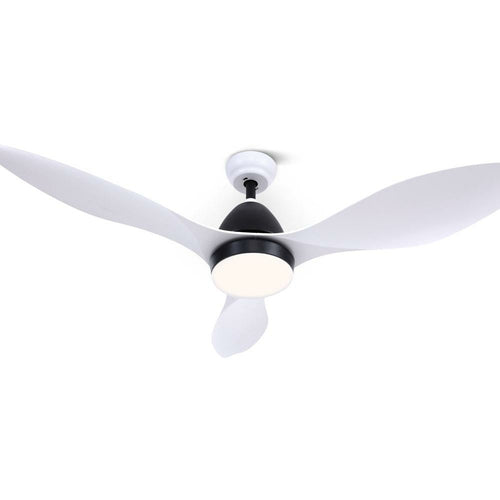 Devanti Ceiling Fan Light Remote Control Ceiling Fans White 48'' 3