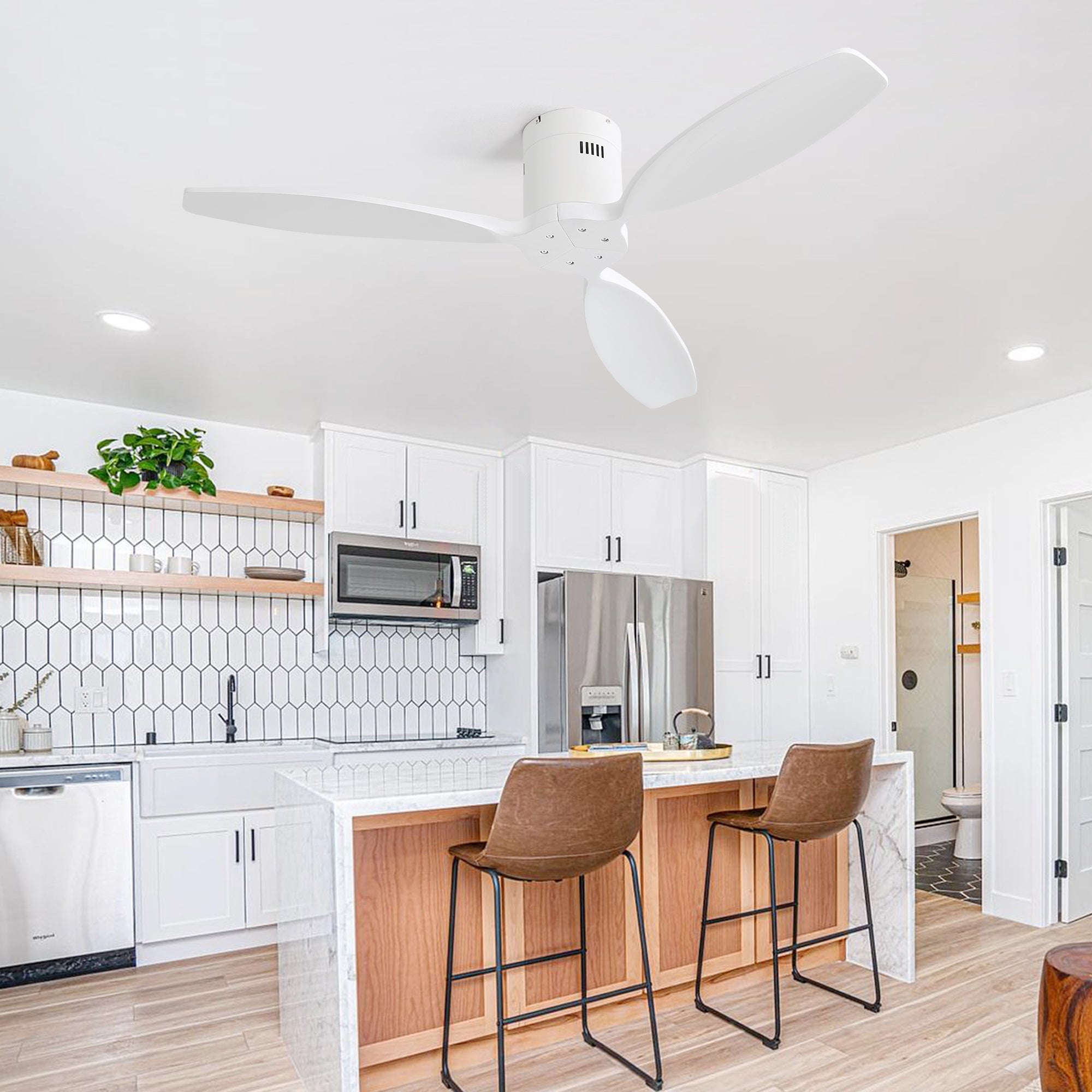 Metal And Wood Ceiling Fans